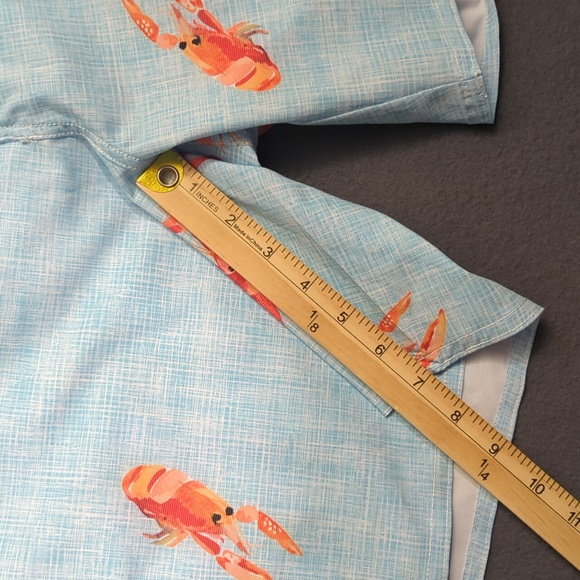 Johnnie-O Swim Trunks Men's XXL Blue Baja Toma Shorts Crawfish NWT - Picture 7 of 13